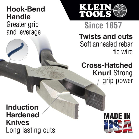 Klein Tools 94508 Ironworker'S Pliers 2-Piece Kit