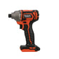 Klein Tools BAT20CD Battery-Operated Compact Impact Driver, 1/4-Inch Hex Drive, Tool Only