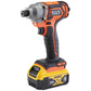 Klein Tools BAT20CD1 Battery-Operated Compact Impact Driver, 1/4-Inch Hex Drive, Full Kit