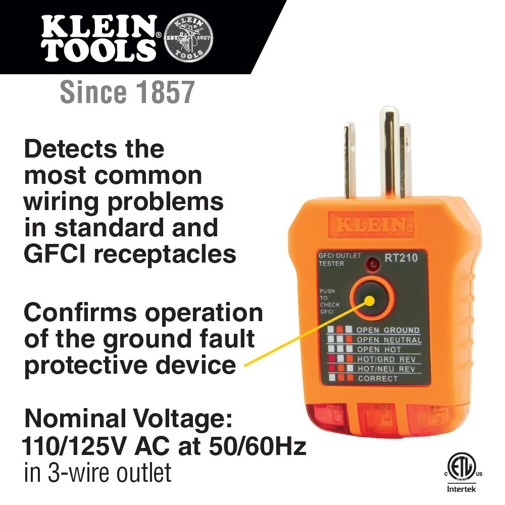 Klein Tools CL120VP Clamp Meter Electrical Test Kit