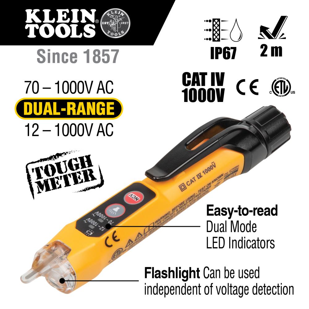 Klein Tools CL120VP Clamp Meter Electrical Test Kit