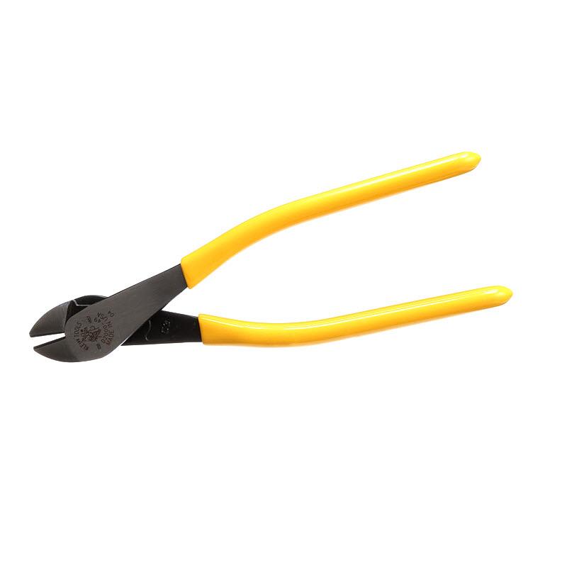 Klein Tools D2000-49 Diagonal Cutting Pliers, Angled Head, 9-Inch