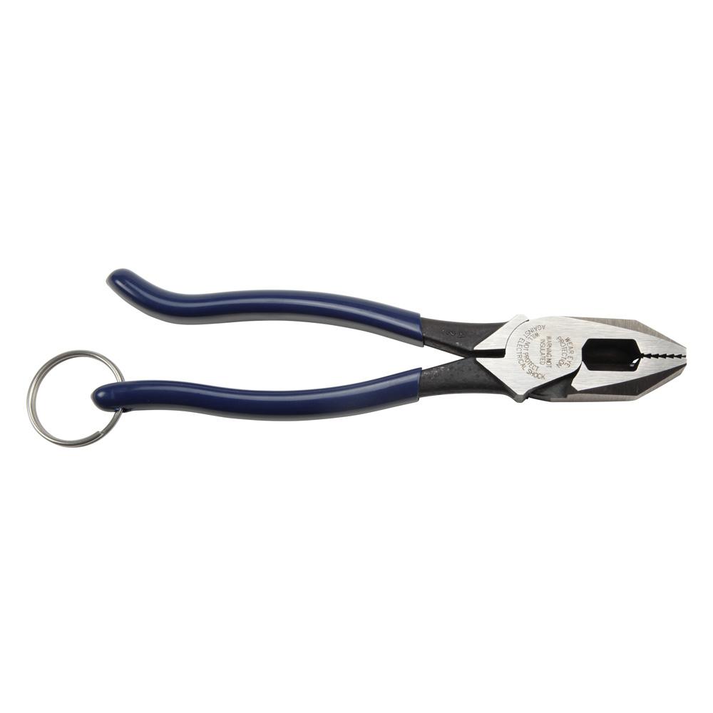 Klein Tools D213-9STT Ironworker'S Pliers With Tether Ring