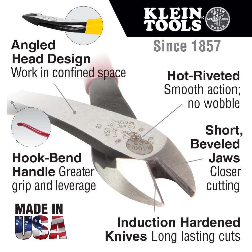 Klein Tools D248-9STT Klein Tools D2489Stt Klein Tools Ironworker'S Diagonal-Cutting Pliers