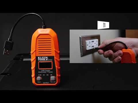 Klein Tools ET900 Usb Digital Meter, Usb-A (Type A)