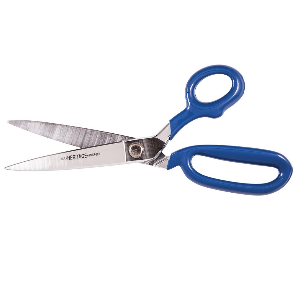 Klein Tools G210LRBLU Bent Trimmer W/Large Ring, Coated Handles, 10-Inch