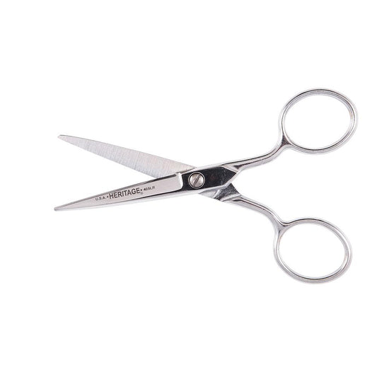 Klein Tools G405LR Embroidery Scissor With Large Ring, 5-Inch