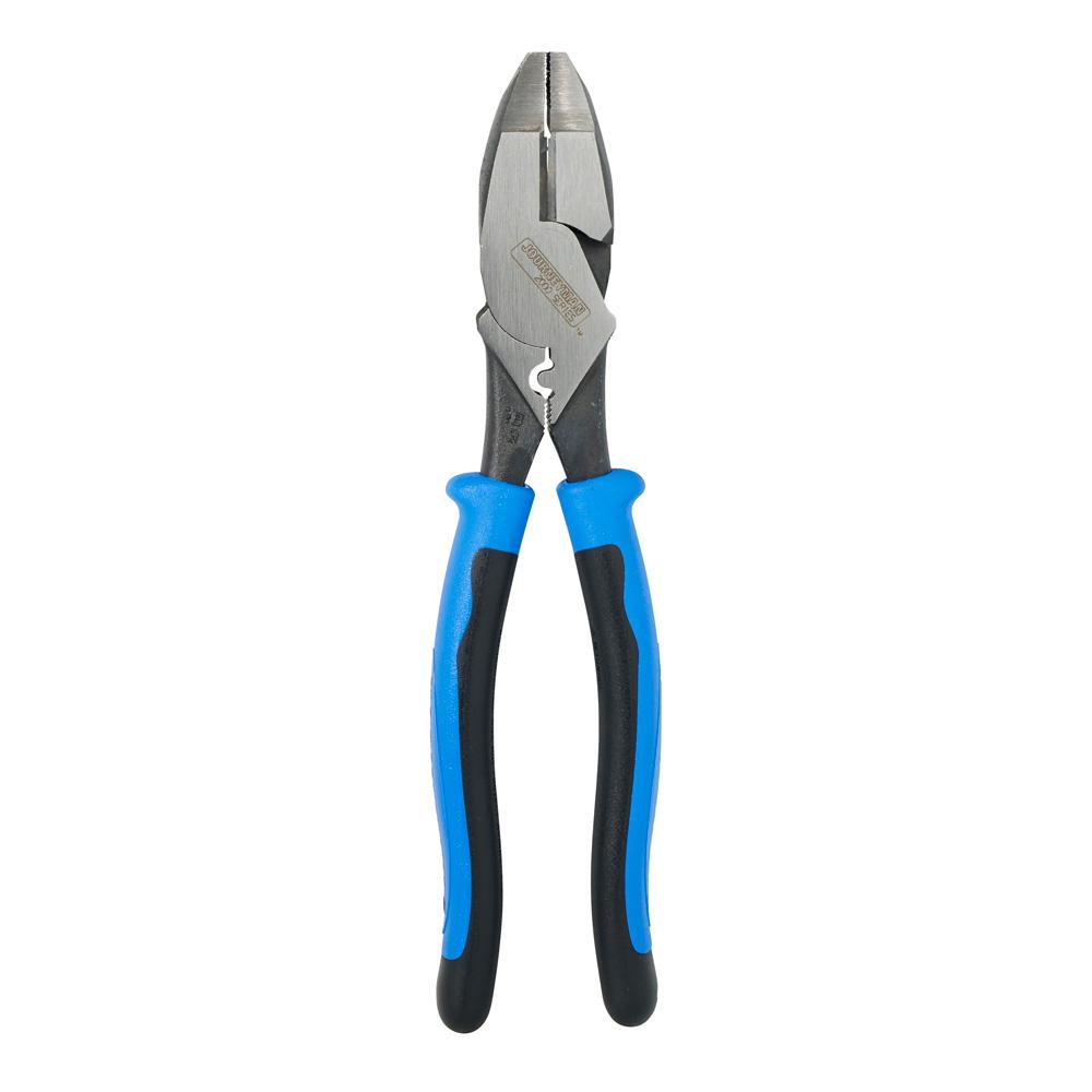 Klein Tools J2000-9NECRTP Lineman'S Pliers, Fish Tape Pull/Crimping, 9-Inch