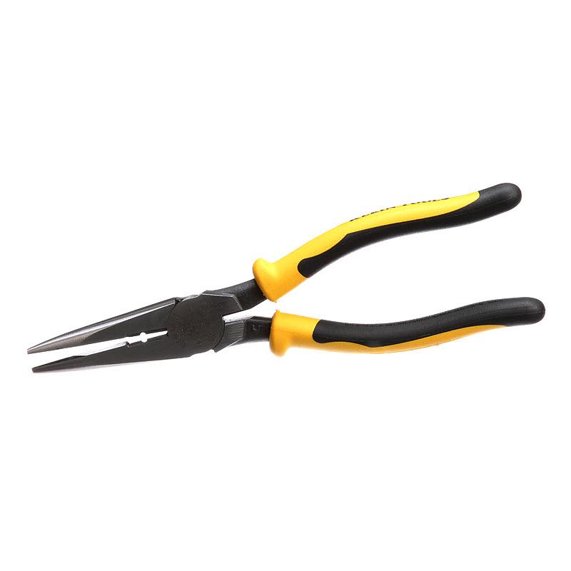 Klein Tools J203-8N 72112-0 Journeyman Longnose Plier Skinning Hole