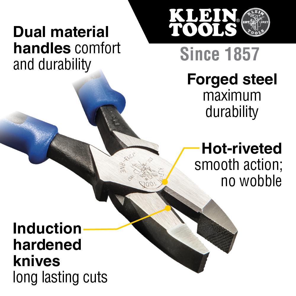 Klein Tools J2138NE Journeyman Side-Cutters, 8-Inch