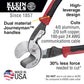 Klein Tools J63225N Journeyman High Leverage Cable Cutter With Stripping