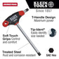 Klein Tools JTH4E07 7/64" Hex Journeyman T-Handle 4"