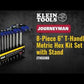 Klein Tools JTH68MB 8 Pc 6" Metric Ball-Endjourneyman T-Handle