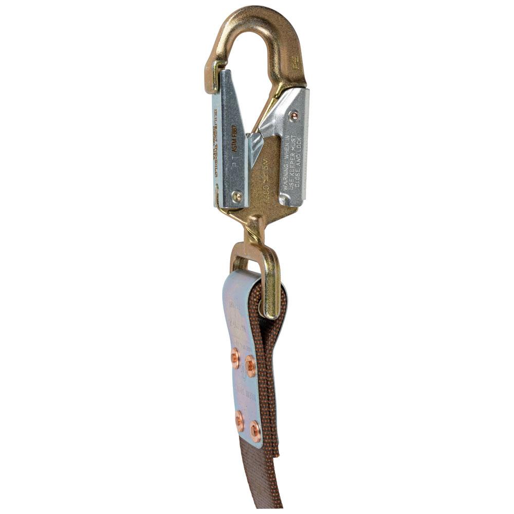Klein Tools KG5295-6L Positioning Strap, 6-Foot With 6-1/2-Inch Snap Hook