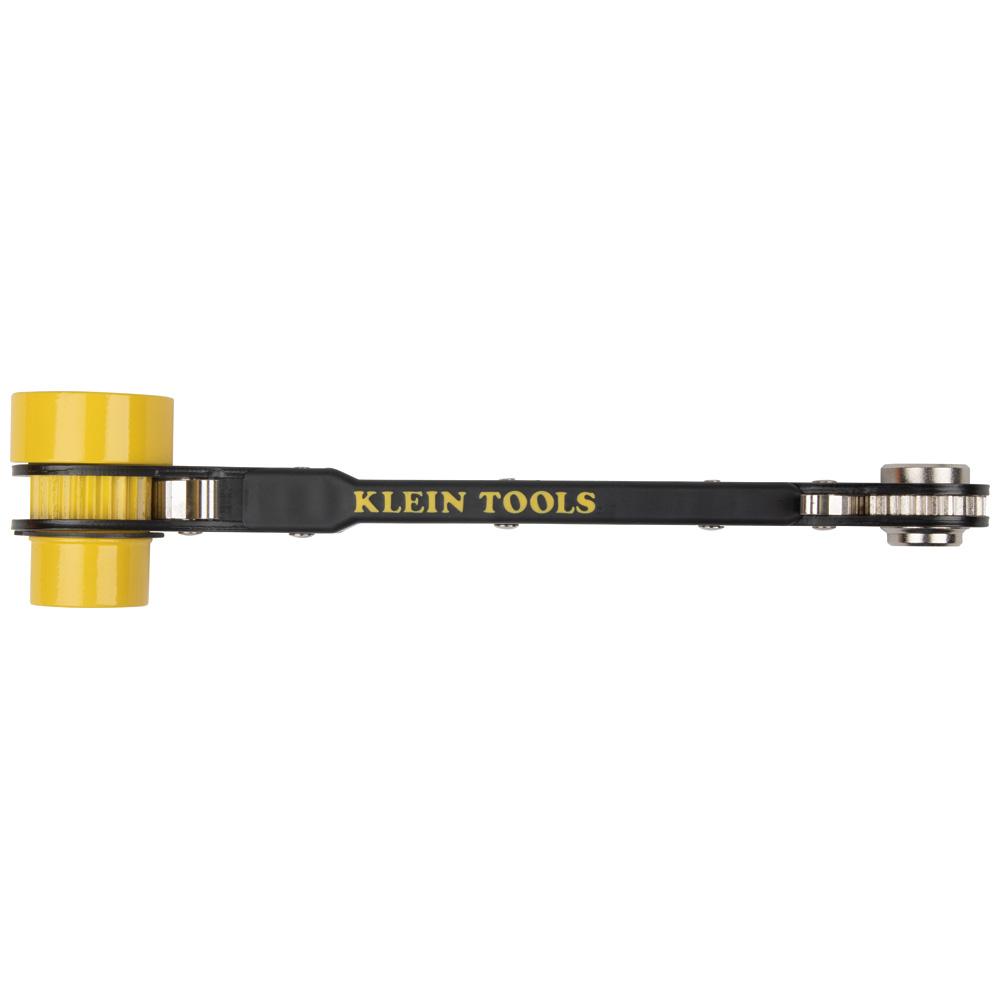 Klein Tools KT155HD 6-In-1 Lineman'S Ratcheting Wrench, Heavy-Duty