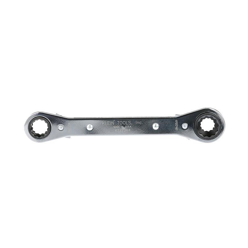 Klein Tools KT223X4 Lineman'S Ratcheting 4-In-1 Box Wrench