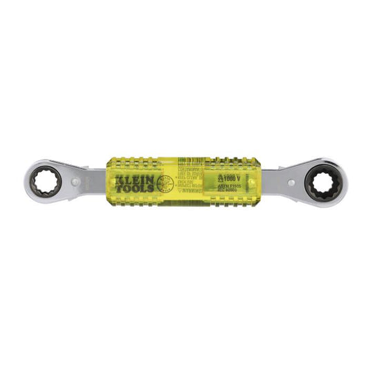 Klein Tools KT223X4-INS Lineman'S Insulating 4-In-1 Box Wrench