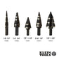 Klein Tools KTSB01 Step Drill Bit Double-Fluted #1, 1/8 To 1/2-Inch