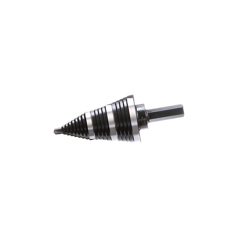 Klein Tools KTSB15 Step Drill Bit #15 Double Fluted 7/8 To 1-3/8-Inch