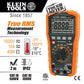 Klein Tools MM700 Digital Multimeter Trms/Low Impedance, 1000V