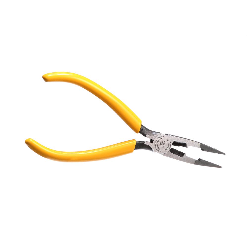 Klein Tools VDV026-049 Pliers, Connector Crimping Needle Nose, 7-Inch