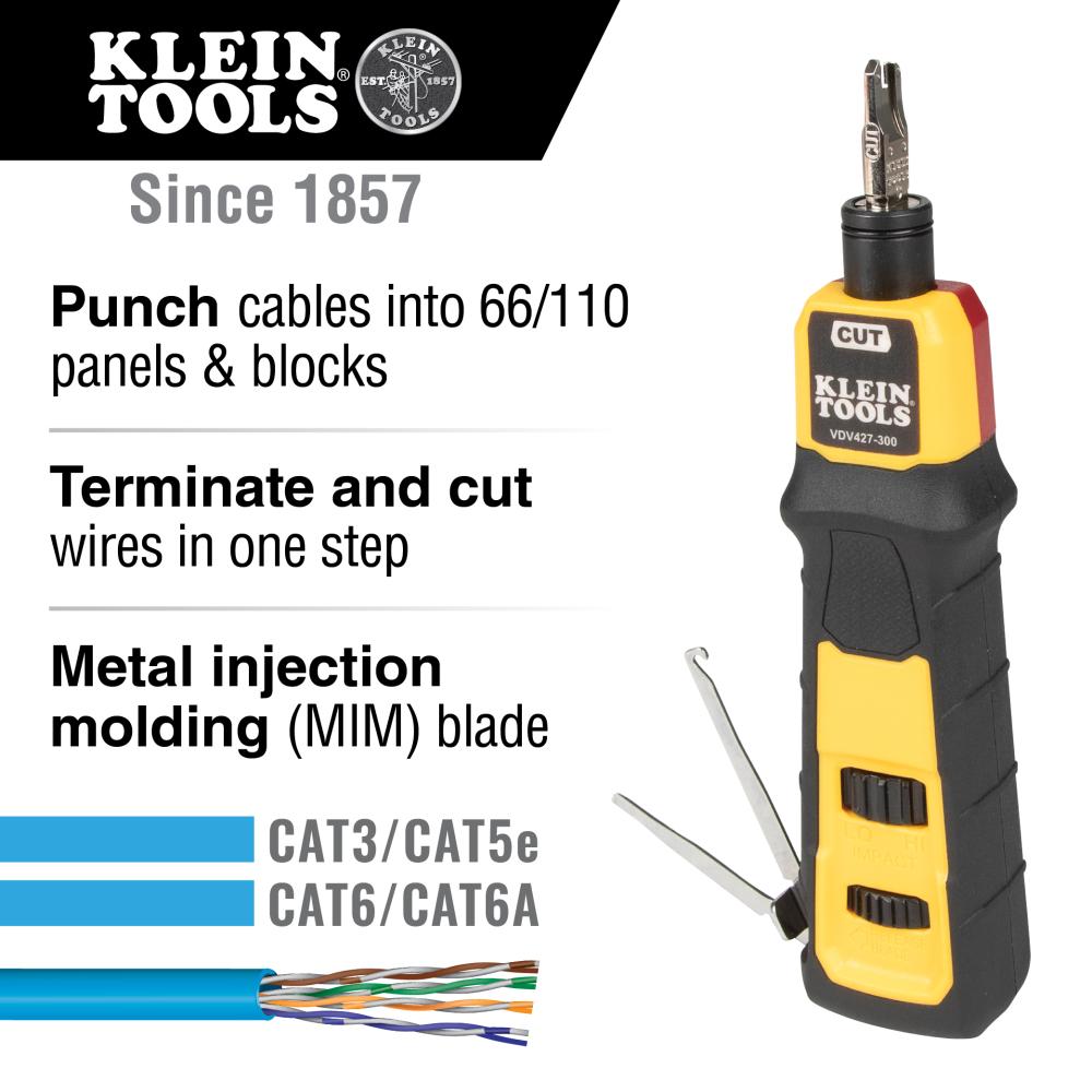 Klein Tools VDV027-813 Lan Installer Starter Kit, Punchdown