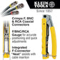 Klein Tools VDV211-048 Compact, Multi-Connector Compression Crimper