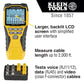 Klein Tools VDV501-851 Cable Tester Kit with Scout ® Pro 3 Tester, Remotes, Adapter, Battery