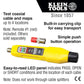 Klein Tools VDV512-100 Cable Tester, Coax Explorer® 2 Tester with Batteries and Red Remote