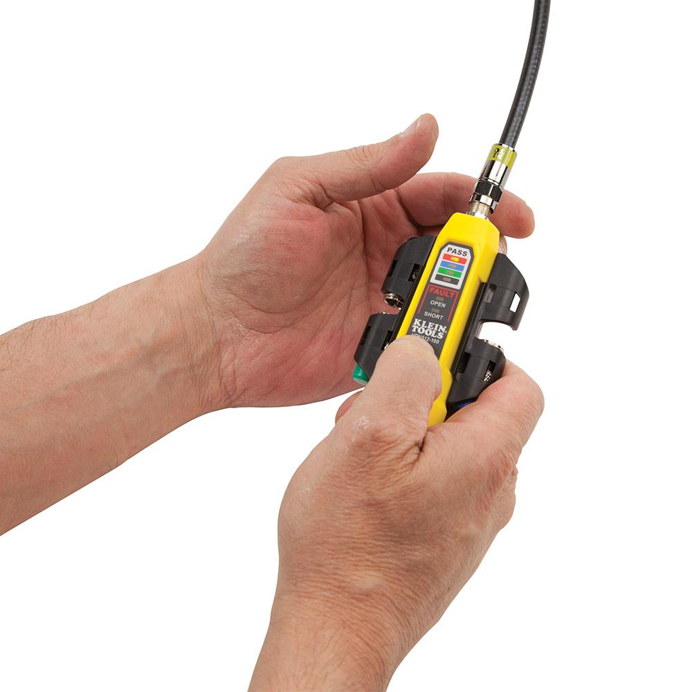 Klein Tools VDV512-101 Cable Tester, Coax Explorer® 2 Tester with Remote Kit