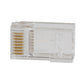 Klein Tools VDV826-702 Pass-Thru Modular Data Plug, RJ45- CAT5E, 50-Pack