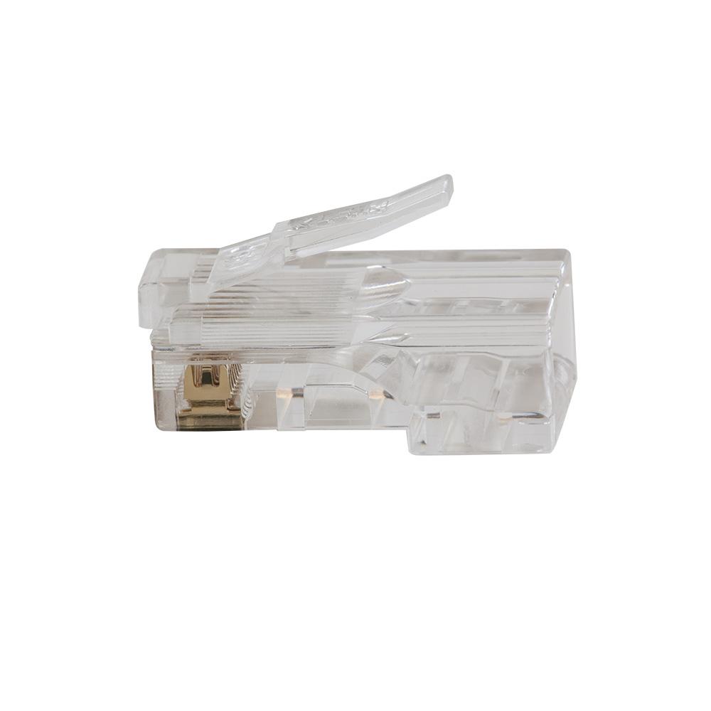 Klein Tools VDV826-703 Pass-Thru Modular Data Plug, RJ45-CAT6, 50-Pack