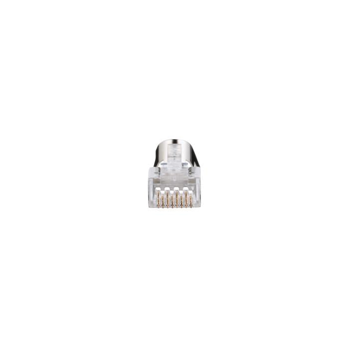 Klein Tools VDV826-705 Pass-Thru Modular Data Plugs, RJ45-CAT6A, Shielded (STP), 50-Pack