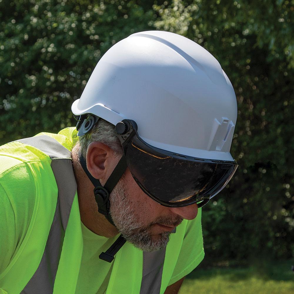 Klein Tools VISORGRAY Safety Helmet Visor, Gray Tinted