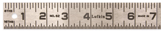 Lufkin 622FTN 1-1/4" x 2' Steel Rule