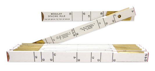 Lufkin 646LN 5/8" x 6' Red End® Masonry Wood Rule