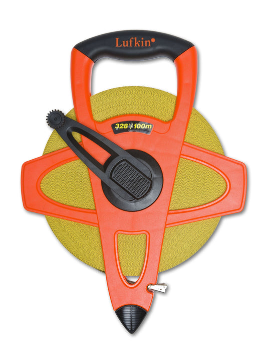 Lufkin FM100CME 1/2" x 100m/328' SAE/Metric Dual Sided Tape Measure