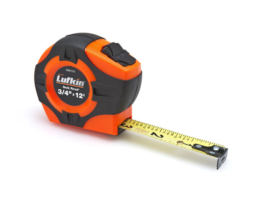 Lufkin PQR1425N 1" x 25' Quikread® Power Return Yellow Clad Tape Measure
