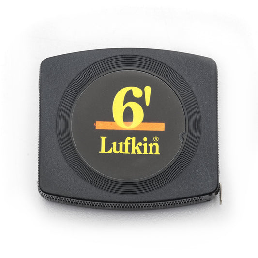 Lufkin W616 1/4" x 6' Pee Wee® Yellow Clad Pocket Tape Measure