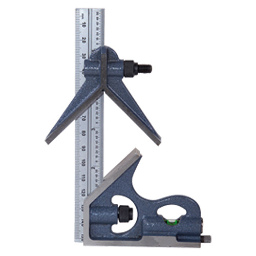 PEC Tools 7125-150 150mm Cast Iron 3-Piece Combination Square