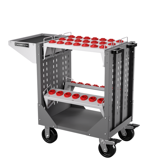 Champion Tool Storage NCTC30-DG CNC Transport Cart NCTC30 | 40"W x 36-3/4"H x 20-1/4"D, Dark Gray