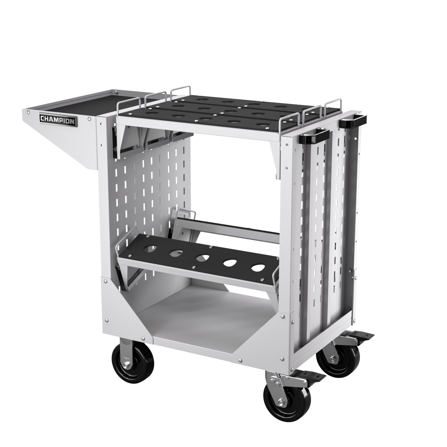 Champion Tool Storage NCTCC6-LG CNC Transport Cart NCTCC6 | 40"W x 36-3/4"H x 20-1/4"D, Light Gray