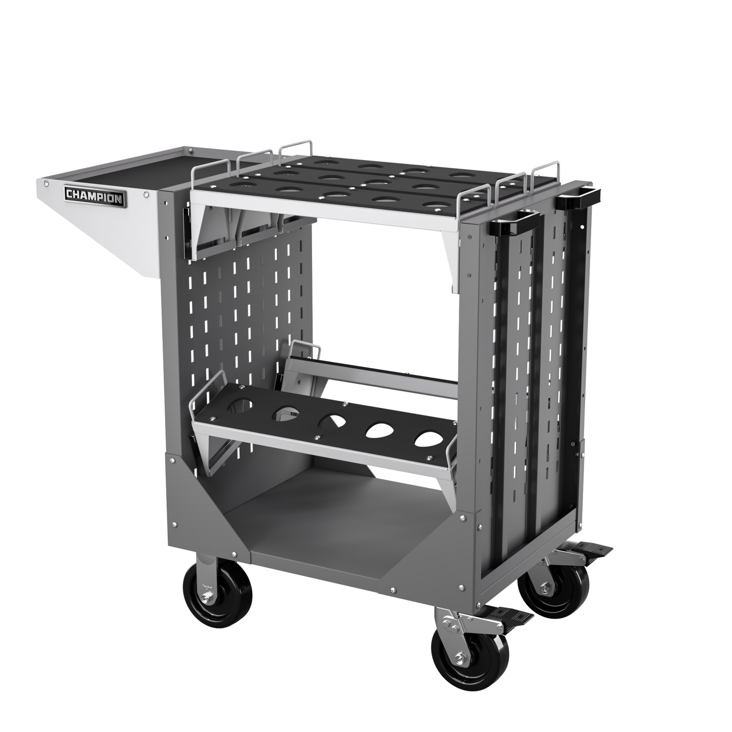 Champion Tool Storage NCTCC8-DG CNC Transport Cart NCTCC8 | 40"W x 36-3/4"H x 20-1/4"D, Dark Gray
