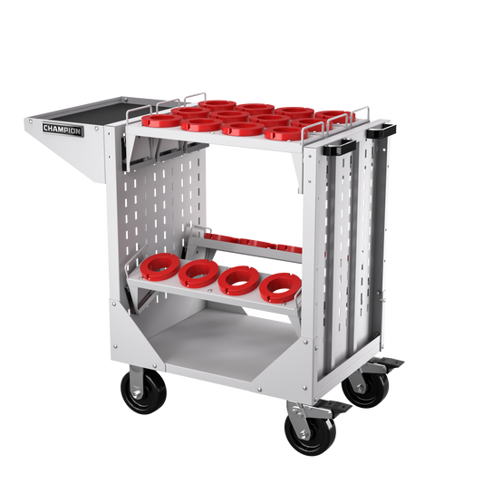 Champion Tool Storage NCTCH100-LG CNC Transport Cart NCTCH100 | 40"W x 36-3/4"H x 20-1/4"D, Light Gray