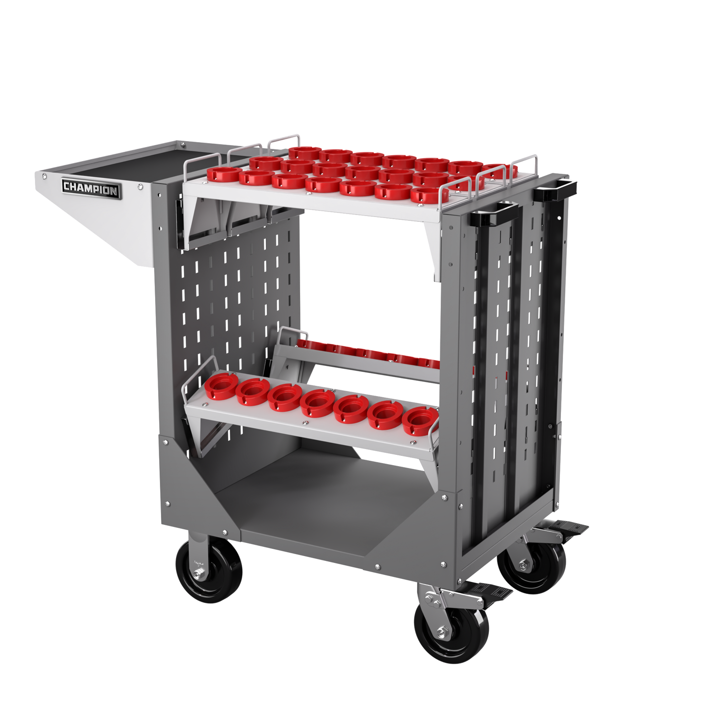 Champion Tool Storage NCTCH50-DG CNC Transport Cart NCTCH50 | 40"W x 36-3/4"H x 20-1/4"D, Dark Gray
