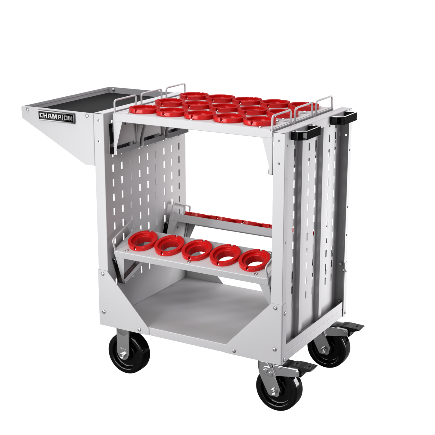 Champion Tool Storage NCTCH80-LG CNC Transport Cart NCTCH80 | 40"W x 36-3/4"H x 20-1/4"D, Light Gray