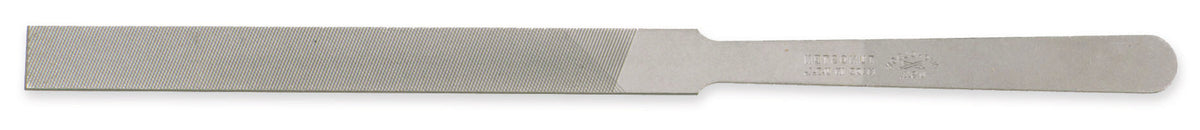 Nicholson 02373NN 5-1/4" Double Cut Thin Rectangular Tungsten Point File - Boxed