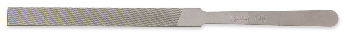 Nicholson 02375NN 5-1/4" Double Cut Thin Rectangular Tungsten Point File - Carded