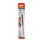 Nicholson 02375NN 5-1/4" Double Cut Thin Rectangular Tungsten Point File - Carded