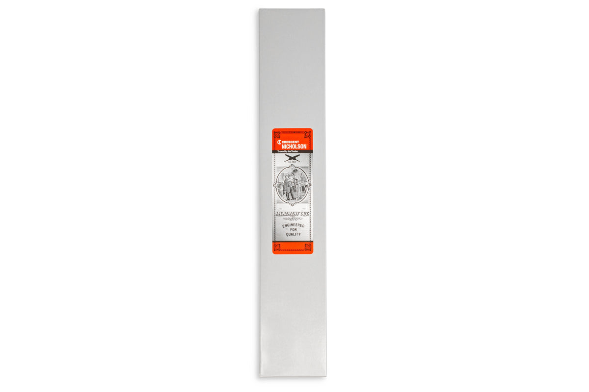 Nicholson 06150N 12" Rectangular Double Cut Hand Smooth File